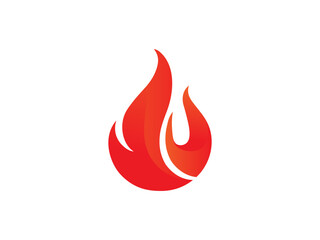 fire logo icon design template elements. Fire flame vector icons