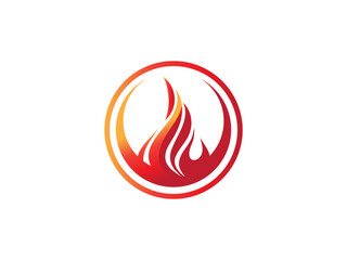 fire logo icon design template elements. Fire flame vector icons