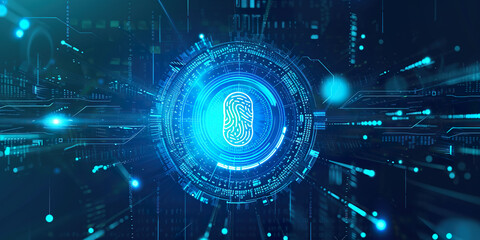 2fa authentication login or cybersecurity finger