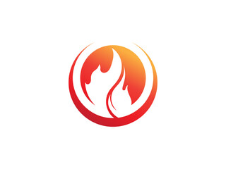 fire flame vector logo design. fire logo. flame logo design inspiration. fire flame logo icon design template element