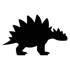 Fototapeta premium Stegosaurus silhouette