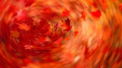 Foto op Plexiglas Autumn Serenity on a Placid Lake © slonme
