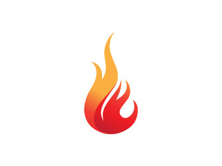 fire flame vector logo design. fire logo. flame logo design inspiration. fire flame logo icon design template element
