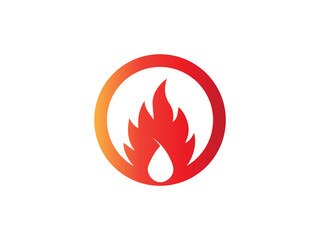 fire flame vector logo design. fire logo. flame logo design inspiration. fire flame logo icon design template element