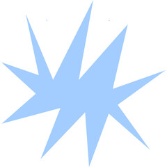 Abstract star shapes, Brutalism shapes, minimalist geometric elements, abstract bauhaus forms. Simple star and flower shape, basic form, trendy modern graphic element vector set