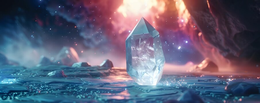 A space miner discovers a crystal that holds the essence of a star its glow a map to lost celestial treasures
