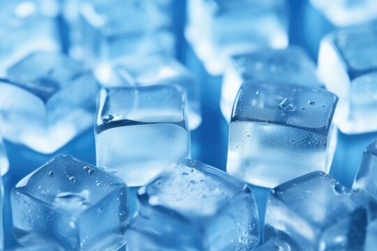 background with ice cubes