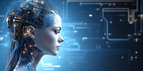 Artificial intelligence chat bot connected to computer processing unit