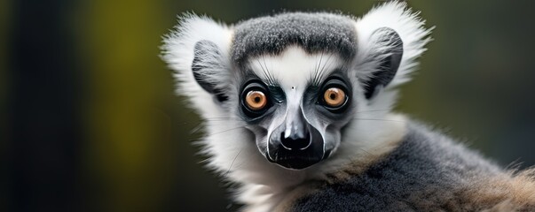 Obraz premium close up of a lemur