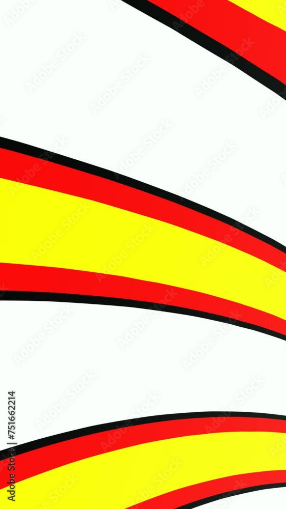 Poster abstract colorful background animation with curvy lines