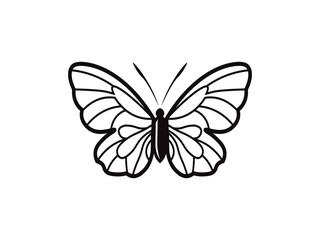 butterfly logo design vector inspiration. butterfly vector logo