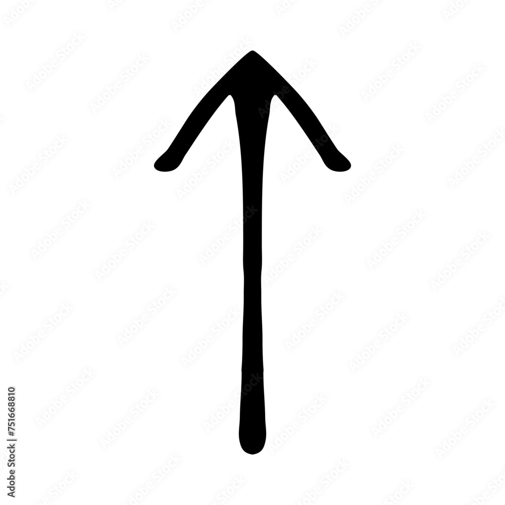 Poster up arrow icon vector. scroll up icon sign symbol vector. move up vector icon illustration isolated o
