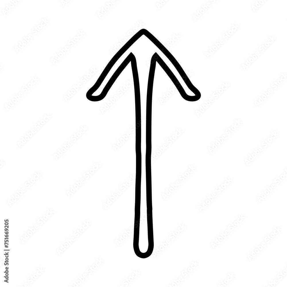 Poster up arrow icon vector. scroll up icon sign symbol vector. move up vector icon illustration isolated o