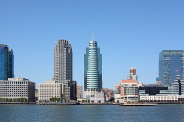 Fototapeta na wymiar Architecture skyscrapers in Jersey City