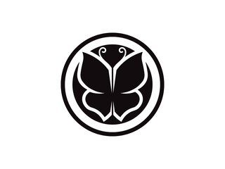 butterfly logo design vector inspiration. butterfly vector logo simple