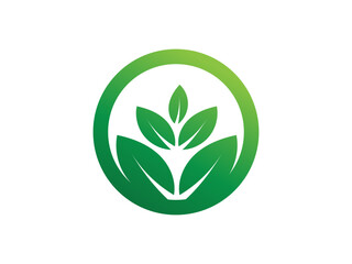 Leaf colorful inspiration gradient logo. leaf logo design vector