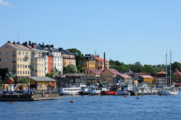 Sweden, the city of Stockholm and the Baltic sea