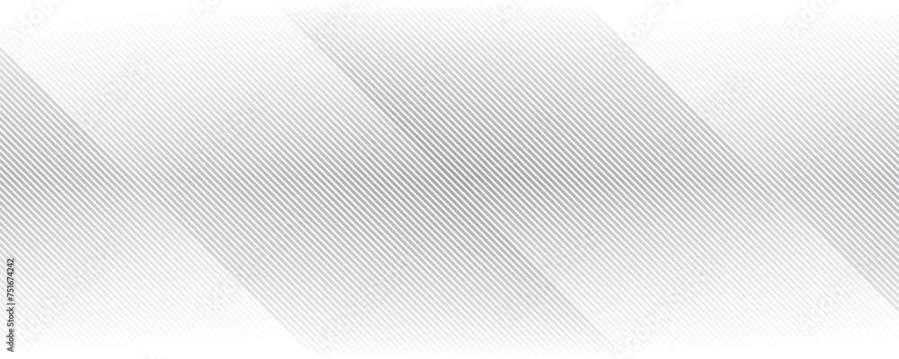 Fototapete Abstract line white and gray color modern background design. Diagonal grey gradient lines background. Abstract Background Slope Black Diagonal Lines Vector Illustration
