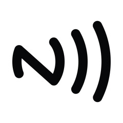 NFC icon - Near Field Communication Symbol