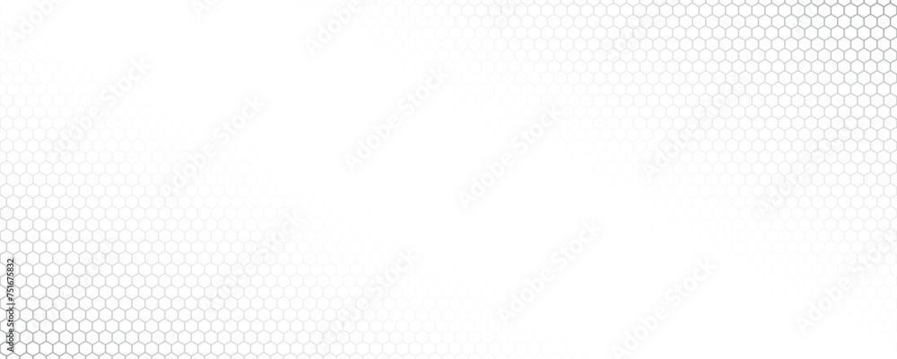 Fototapete Abstract background with hexagons Abstract hexagon polygonal pattern background vector. Abstract Hexagon white Background ,light and shadow bright white abstract honeycomb background.