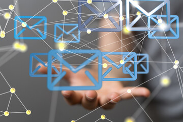 Mail Communication Connection message to mailing
