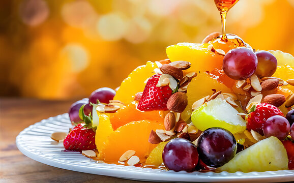Capture the essence of Ambrosia in a mouthwatering food photography shot