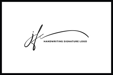 JF initials Handwriting signature logo. JF Hand drawn Calligraphy lettering Vector. JF letter real estate, beauty, photography letter logo design