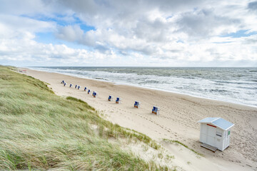 Beach near Rantum, Sylt, North Sea coast, Schleswig-Holstein, Germany