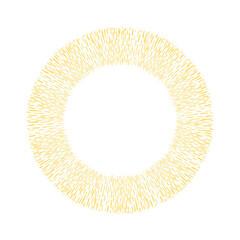 Gold Circle Brush
