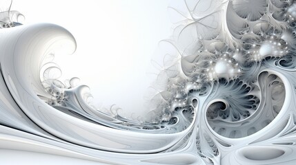 abstract fractal background with swirls