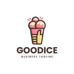 good ice cream logo design