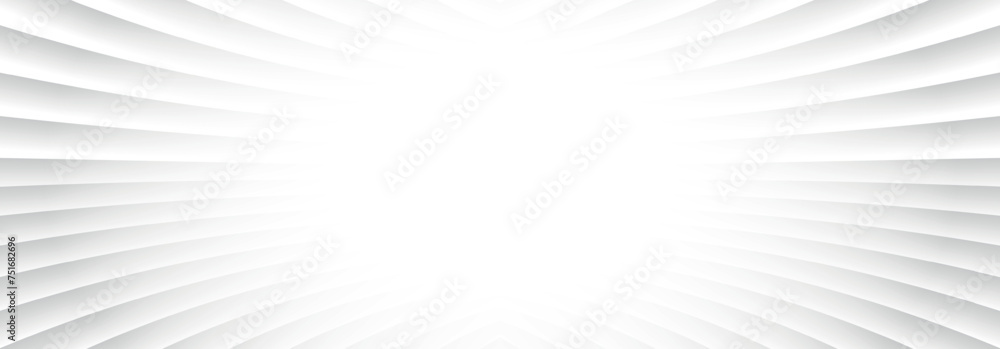 Aufkleber Abstract geometric white and gray color background. Abstract white and grey gradient color with modern geometric background for graphic design element Vector, illustration.