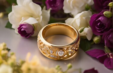 Elegant wedding rings 