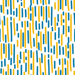 Seamless pattern with a simple abstract drawing. Vector