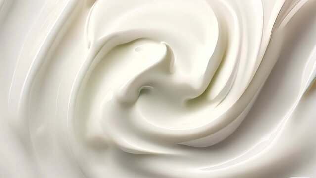 cream texture for applying the face skin and body on background. white lotion for advertising Beauty skin care products. advertisement cream, milk, cheese, yogurt