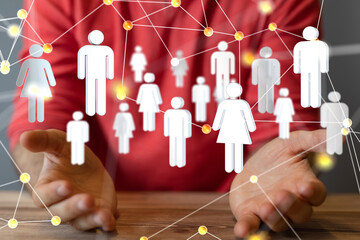 network digital interface in hand