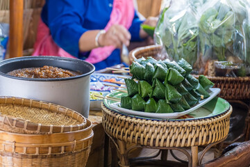 Miang kham is a traditional Street food or snack from Thailand.