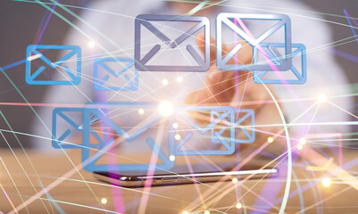 mail communication support contact concept service