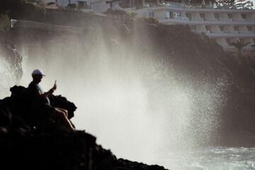 Natural swimming pool in Los Gigantes