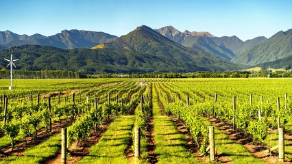 Vineyard Splendor: Scenic Beauty of Blenheim, Marlborough, South Island, New Zealand in 4K Ultra HD