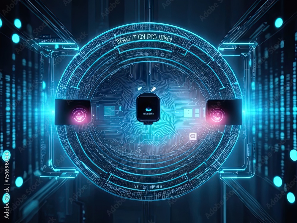 Poster biometric security network; protection of personal information. mobile device for accessing cybersec