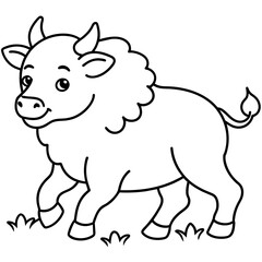 vector cartoon animals:  A funny cartoon showing a cow, sheep, and elephant together