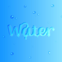 water drop splash