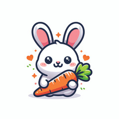  bunny with carrot
