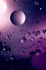 drops of water on glass, abstract fantasy background