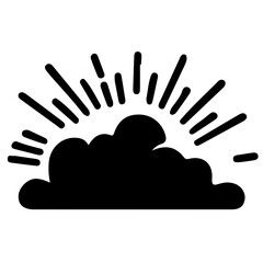 Cloud vector graphic design