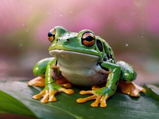 Emerald Amphibian: The Enchanting Green Frog