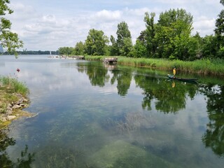 Wien, Österreich, an der alten Donau