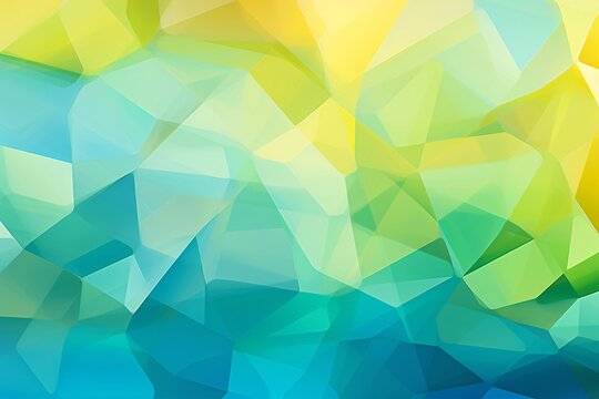 a colorful background with triangles