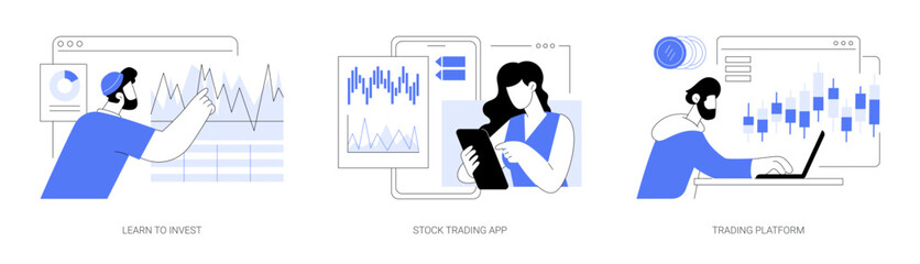 Stock trade isolated cartoon vector illustrations se - 751723867